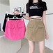 【送料無料】パンツ 黒の a ラインスカートの女性 2023 新しい夏の露出防止小さなお尻カバーデニムショートパンツスカート夏 ブラック サマー 夏物 ショーツ ブルマー Aライン パンツ ニット rg1124b79182016638
