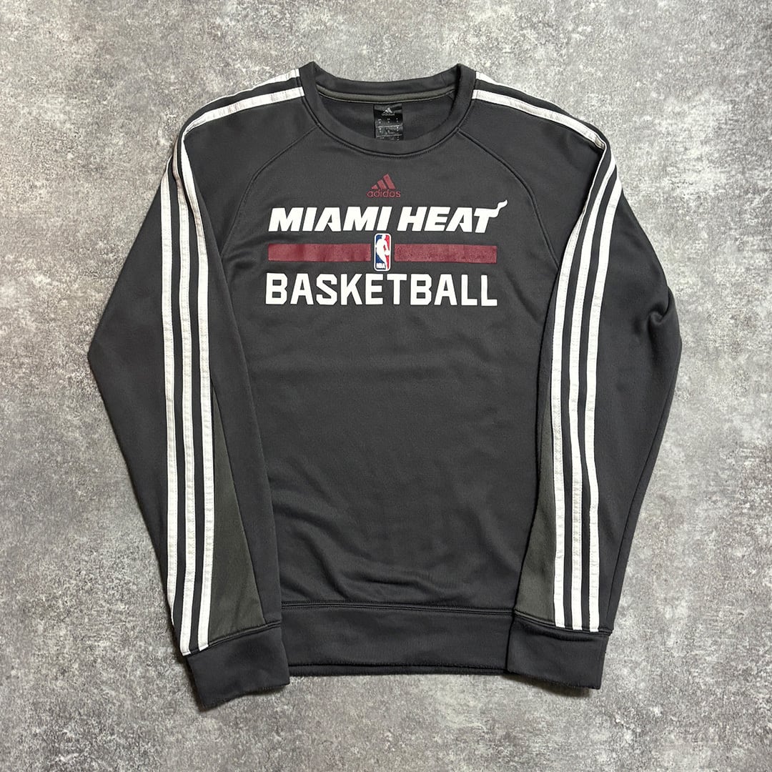 Miami Heat Logo Printed Sweatshirt. adidas | am3:41 - NBA & Sports