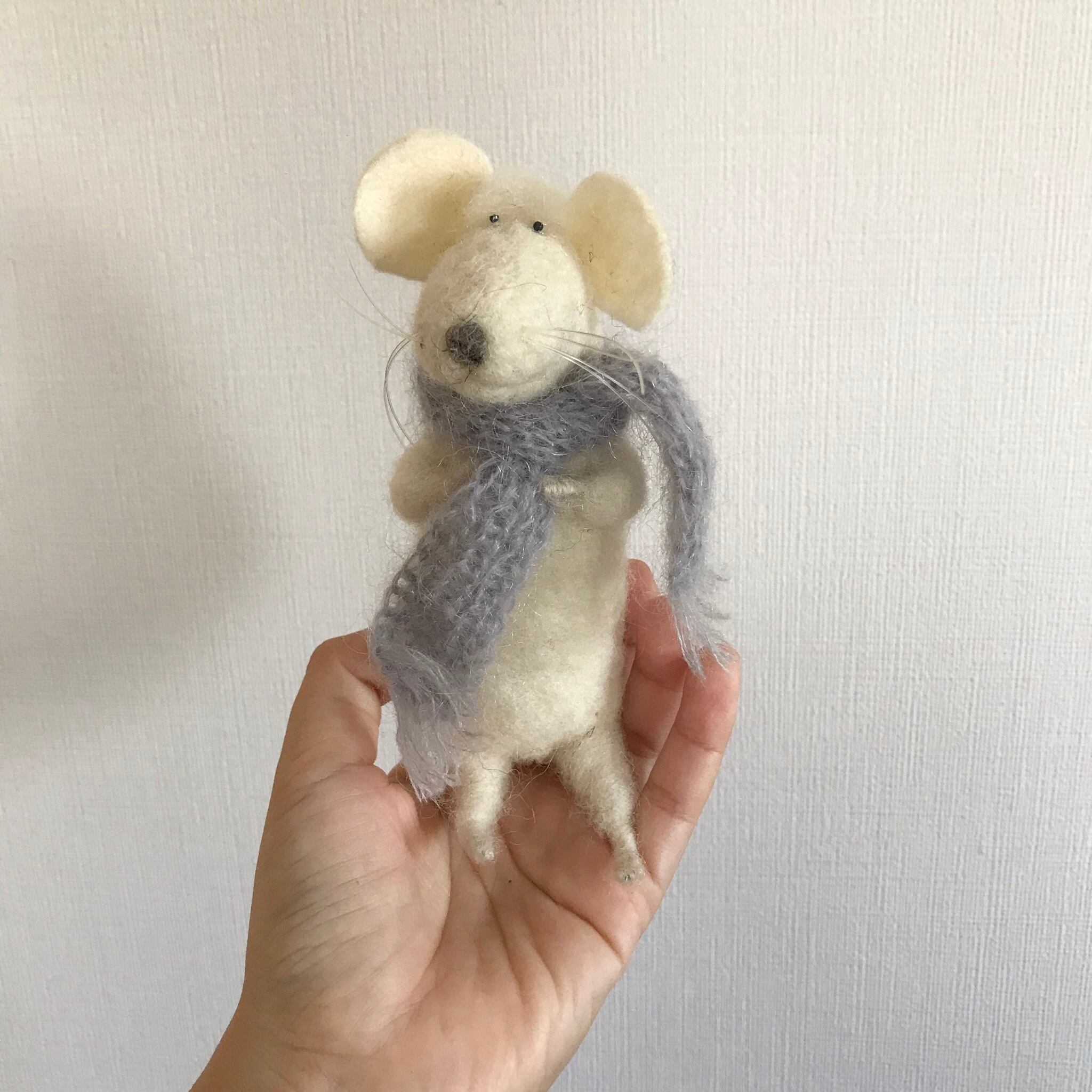 もふもふ白ねずみ3