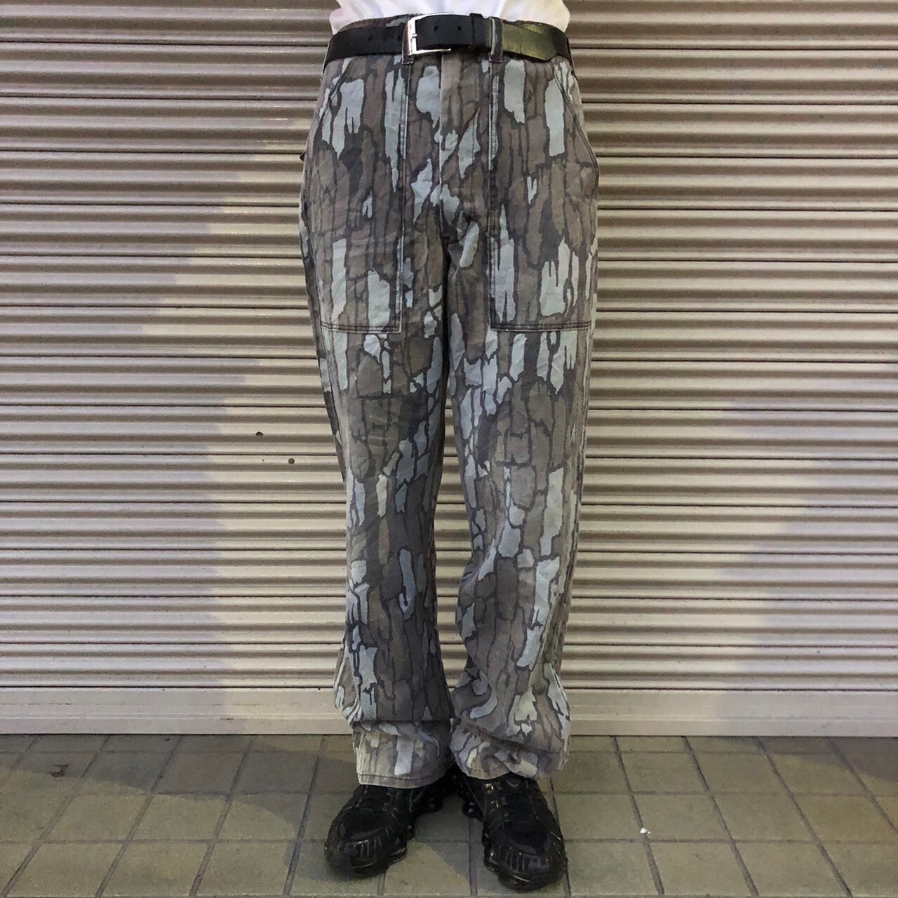 希少 90s TREBARK 石垣迷彩 ツリーカモ カーゴパンツ リアルツリー 米 
