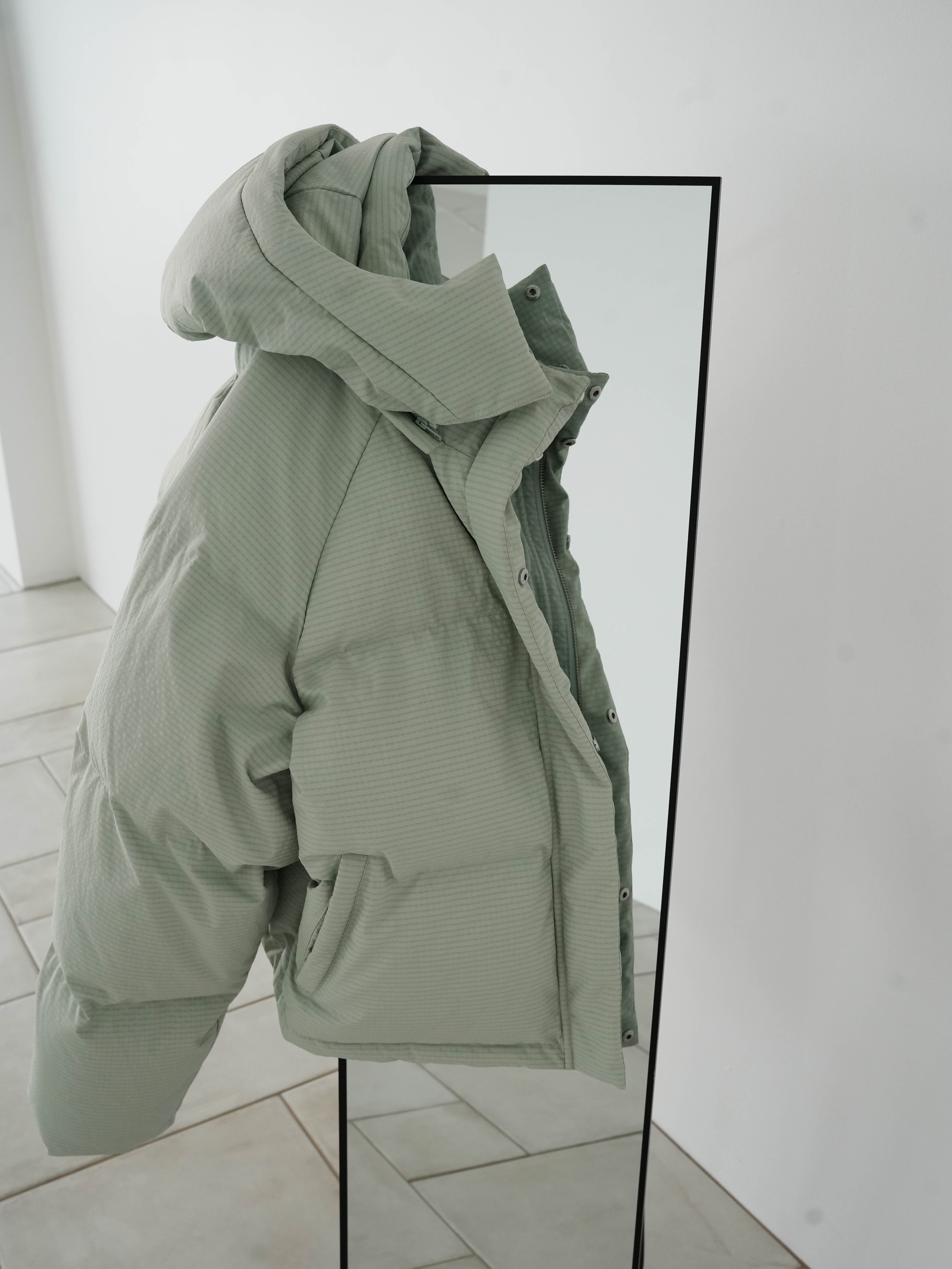 POTECHINO ダウンベスト カーキ 花モチーフ 10/1-10/6先行受注商品】check down coat | Katrin TOKYO
