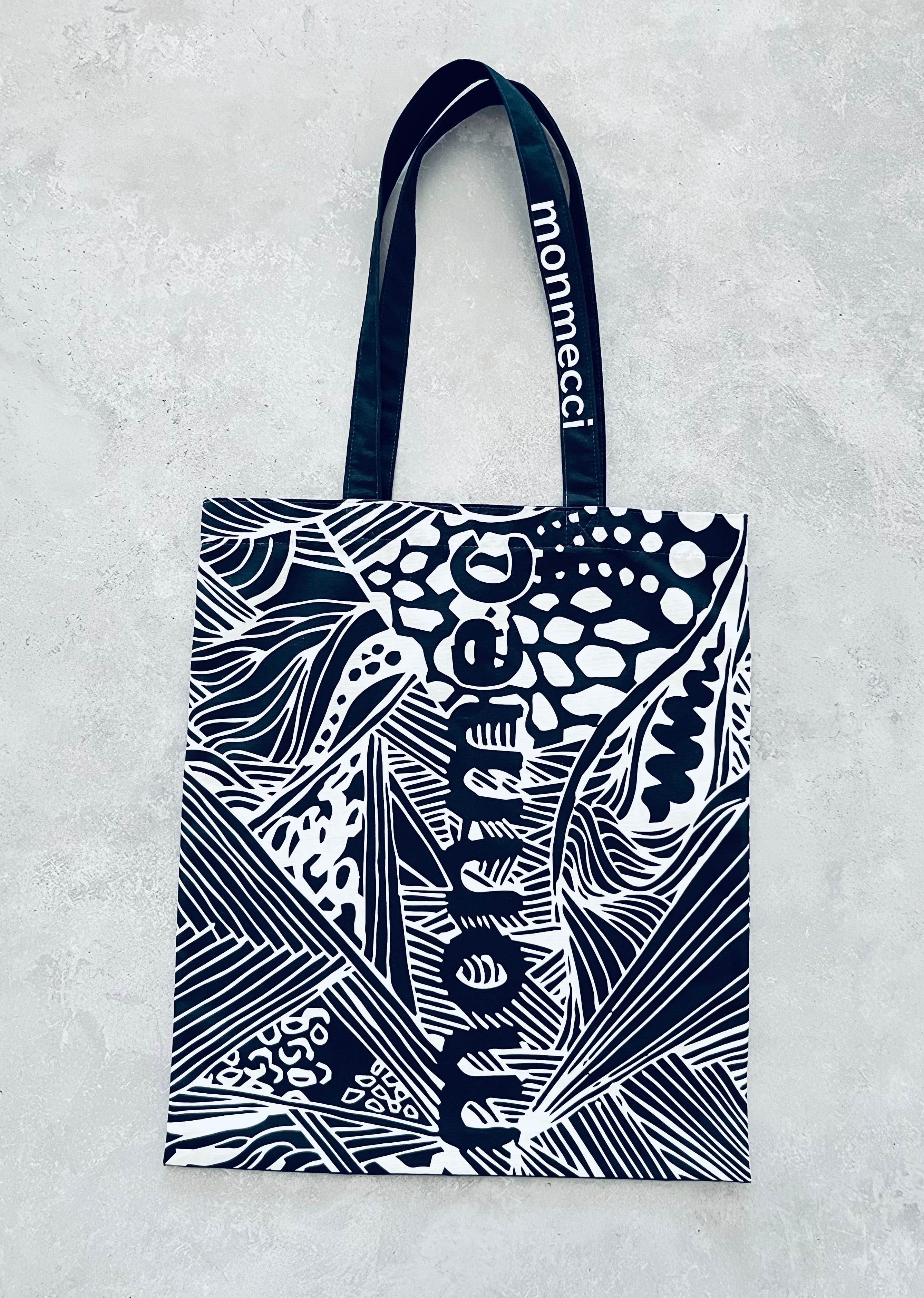 二面性トートバッグ｜2つの柄が楽しめる大きめバッグ｜モンメ