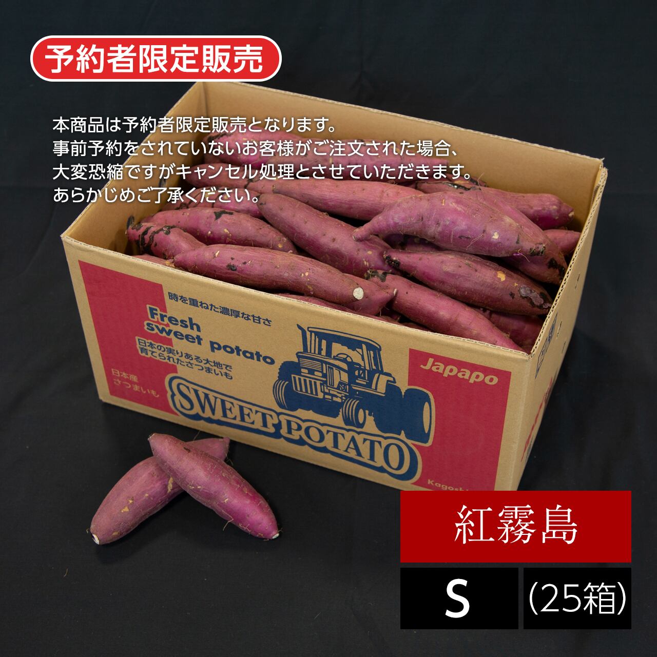 B品 さつまいも 紅霧島（紅はるか）【大】9~10kg（1箱） | Japapo