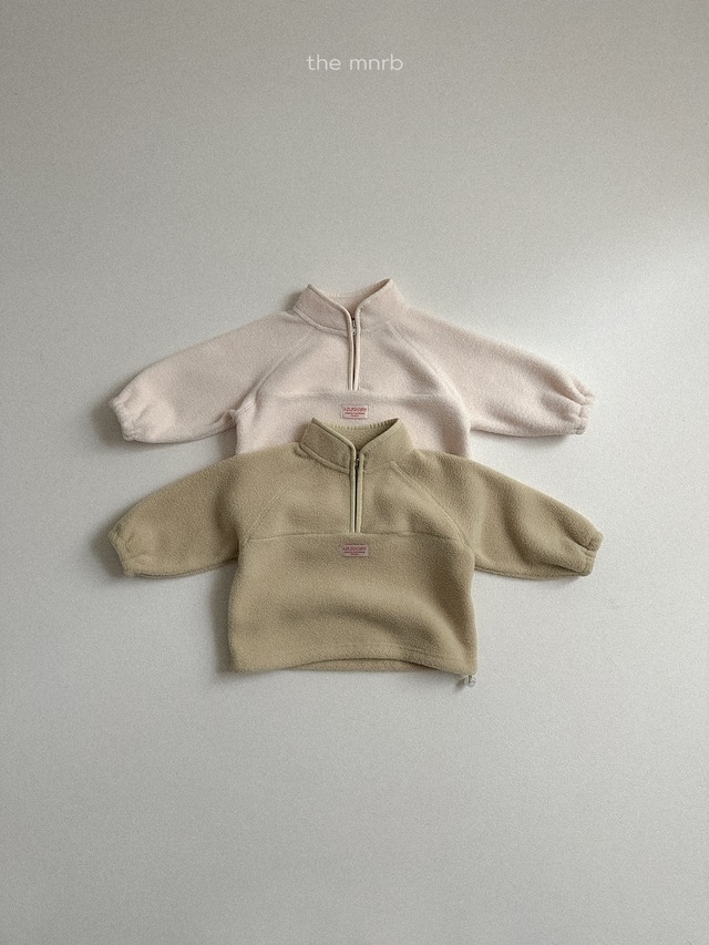 king fleece half zip up【minirobe】※12月中旬発送予定