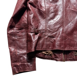 vintage 1970’s EAST WEST MUSICAL INSTRUMENTS leather jacket “Drifter”