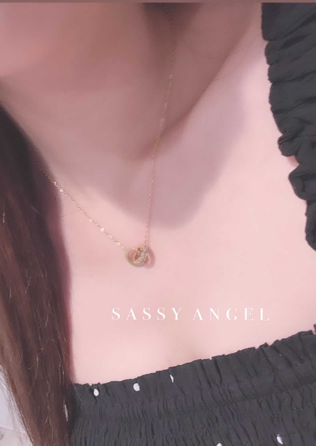 ダブルリングネックレス | SASSY ANGEL
