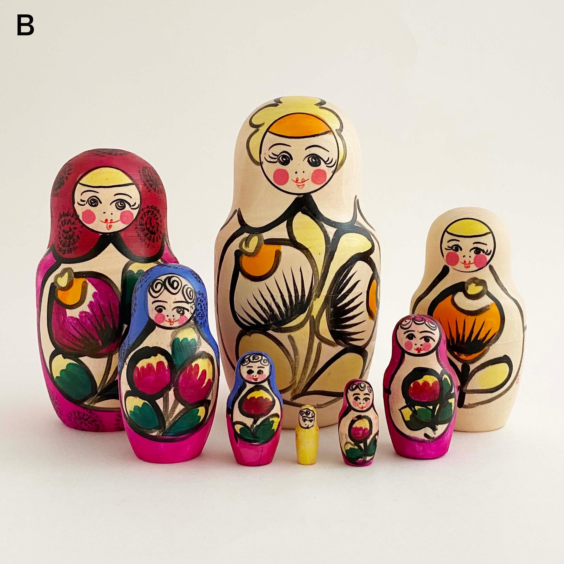 シンプル マイダン産マトリョーシカ / 8個組