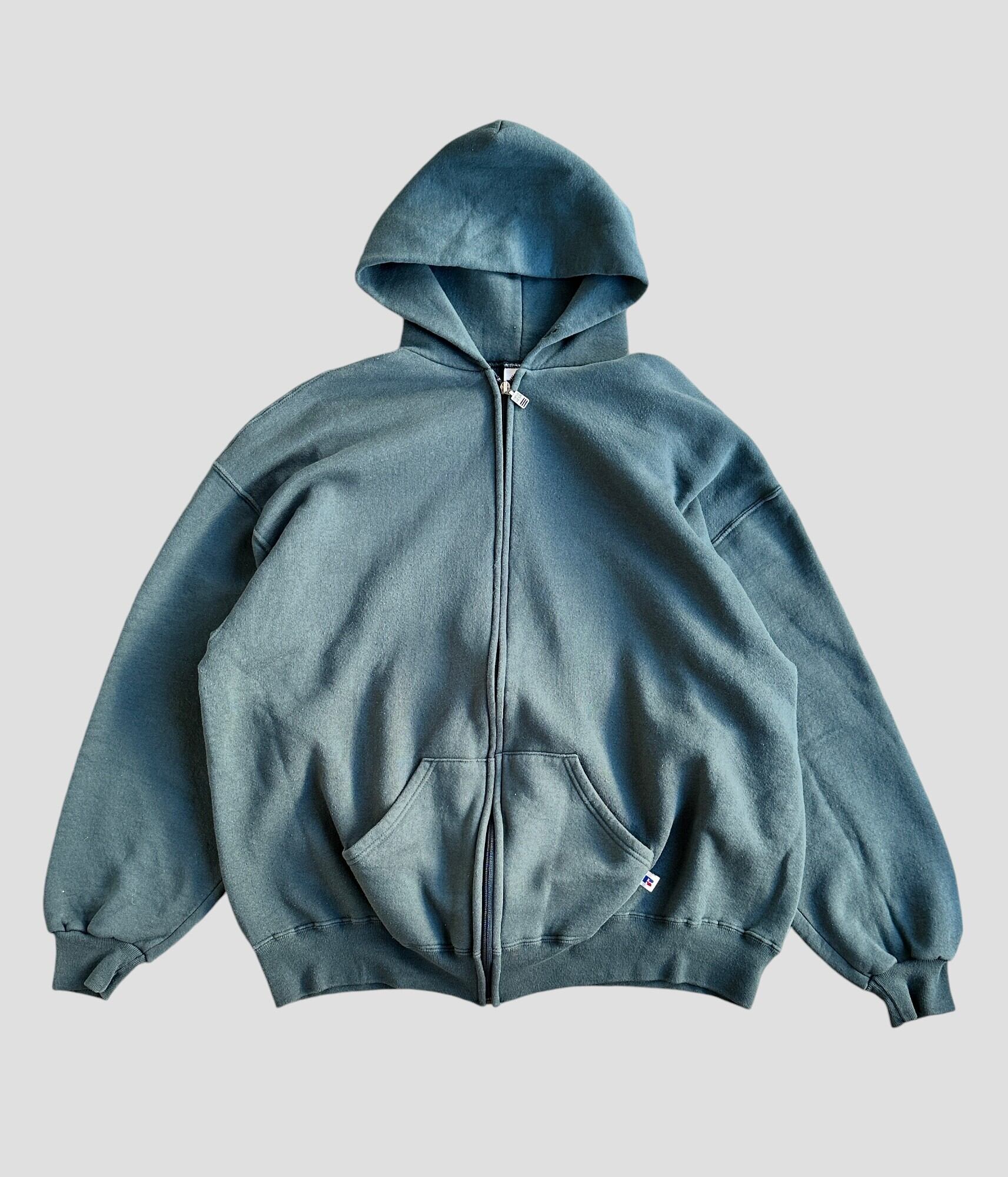 Russell Athletic- Vintage 90s XXL Zip Up Hoodie | BEGGARS BANQUET 