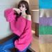 セーター レディース ニットセーター ニット ボリューム袖ニット ボリューム袖 ボリュームスリーブ 秋冬新作 ゆったりトップス ゆったり 秋 冬 新作 ニットトップス トップス ボリューム袖トップス