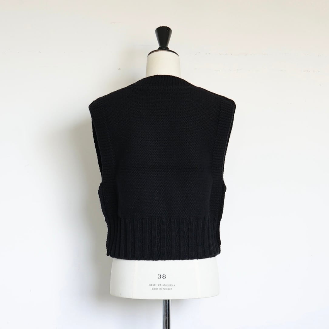 トップス gypsohila Marine Knit Vest ジプソフィア Marine Knit Vest 新品 ジレ gypsohila ジプソフィア