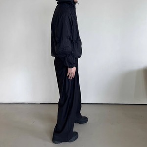 サイド3プリーツルーズドレープパンツ　0741