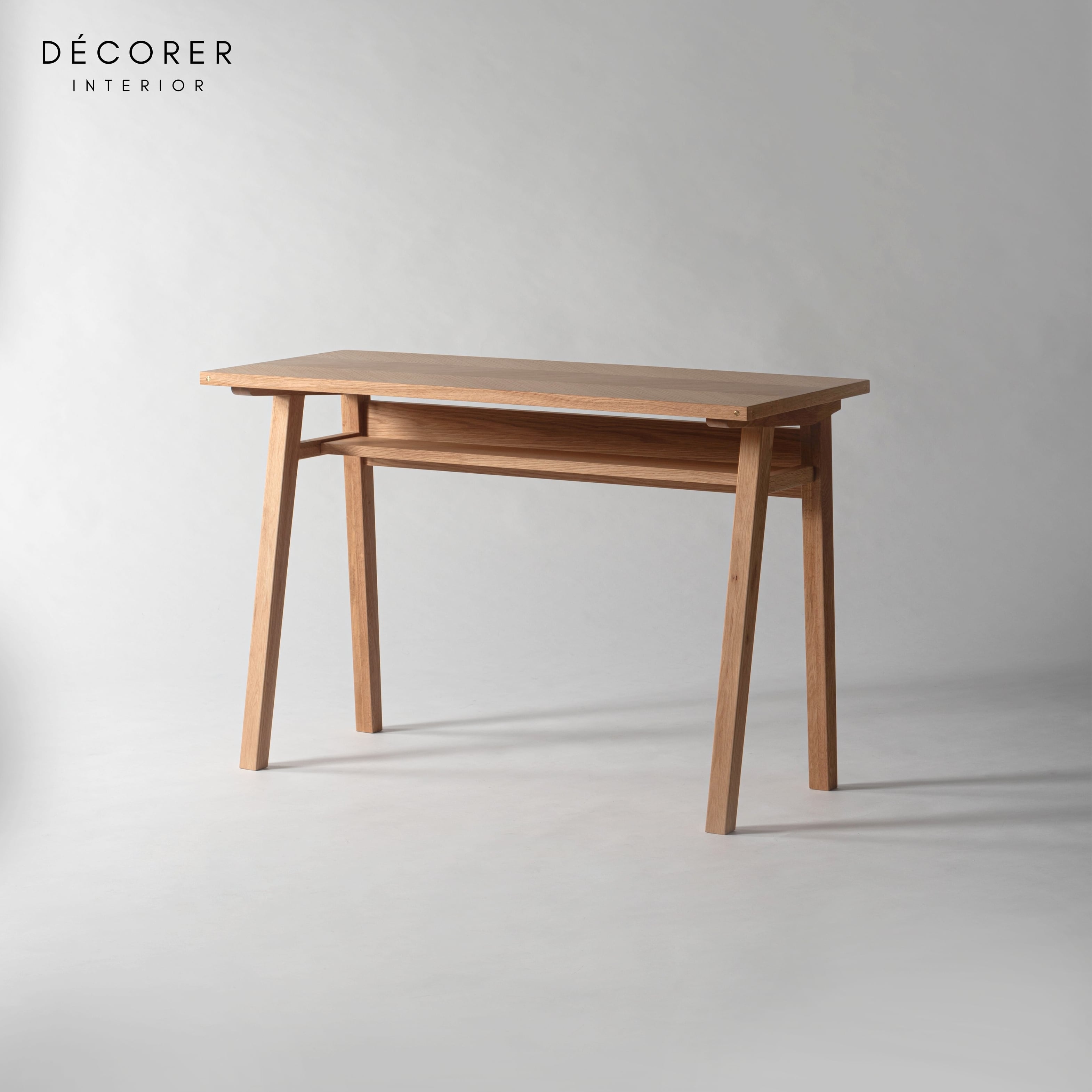 Wooden Compact Desk No.90 / 天然木のコンパクトデスク 【 幅110cm 奥行45cm 高さ72cm: 2色 】矢張り 木製 天然木 無垢 おしゃれ 人気 ジャパンディ ナチュラル モダン 書斎 オフィス ダイニング デザイン 【送料込み】