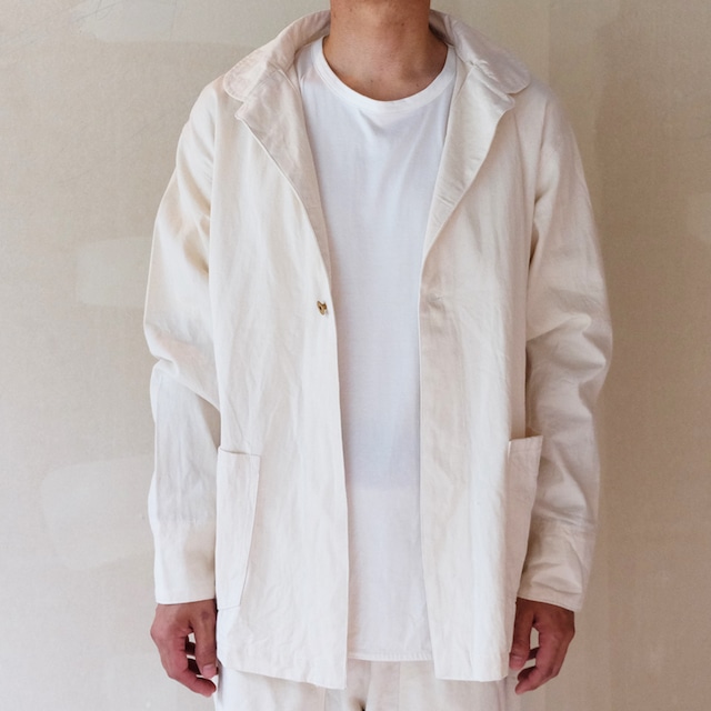 -白- doors yamazoe uniform coverall