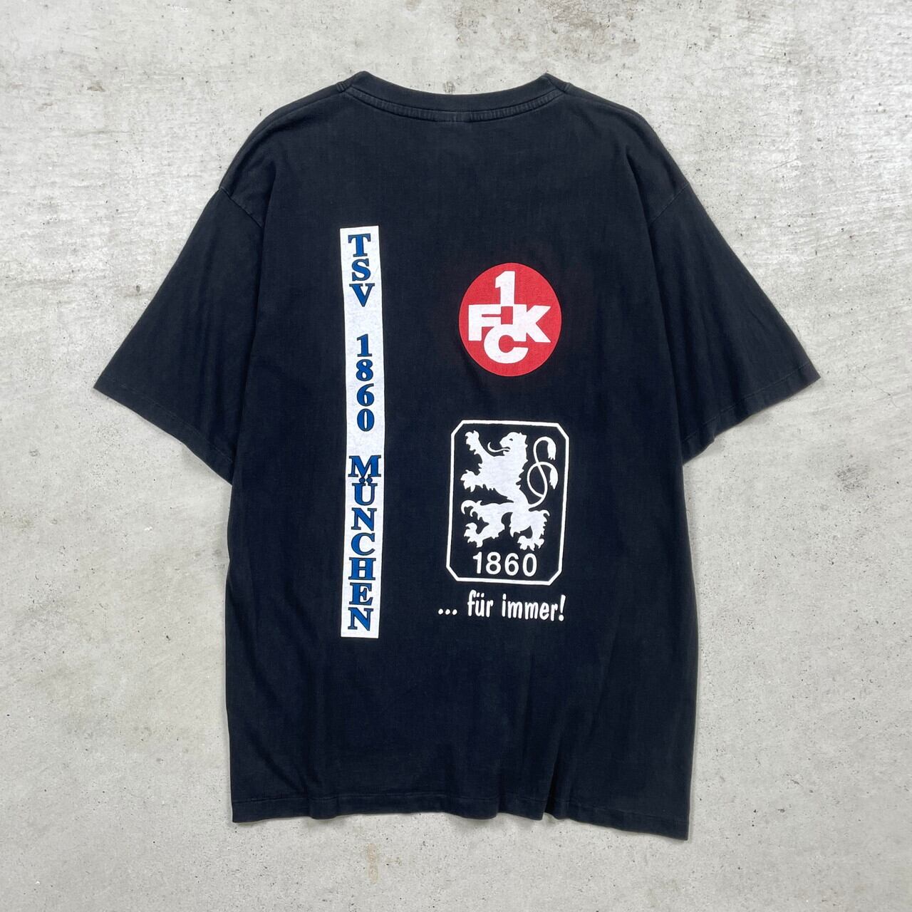 フランス代表　ヴィンテージ Tシャツ 古着 80s USA製 Champion 「BOSTON」 3段 カレッジ 染込み