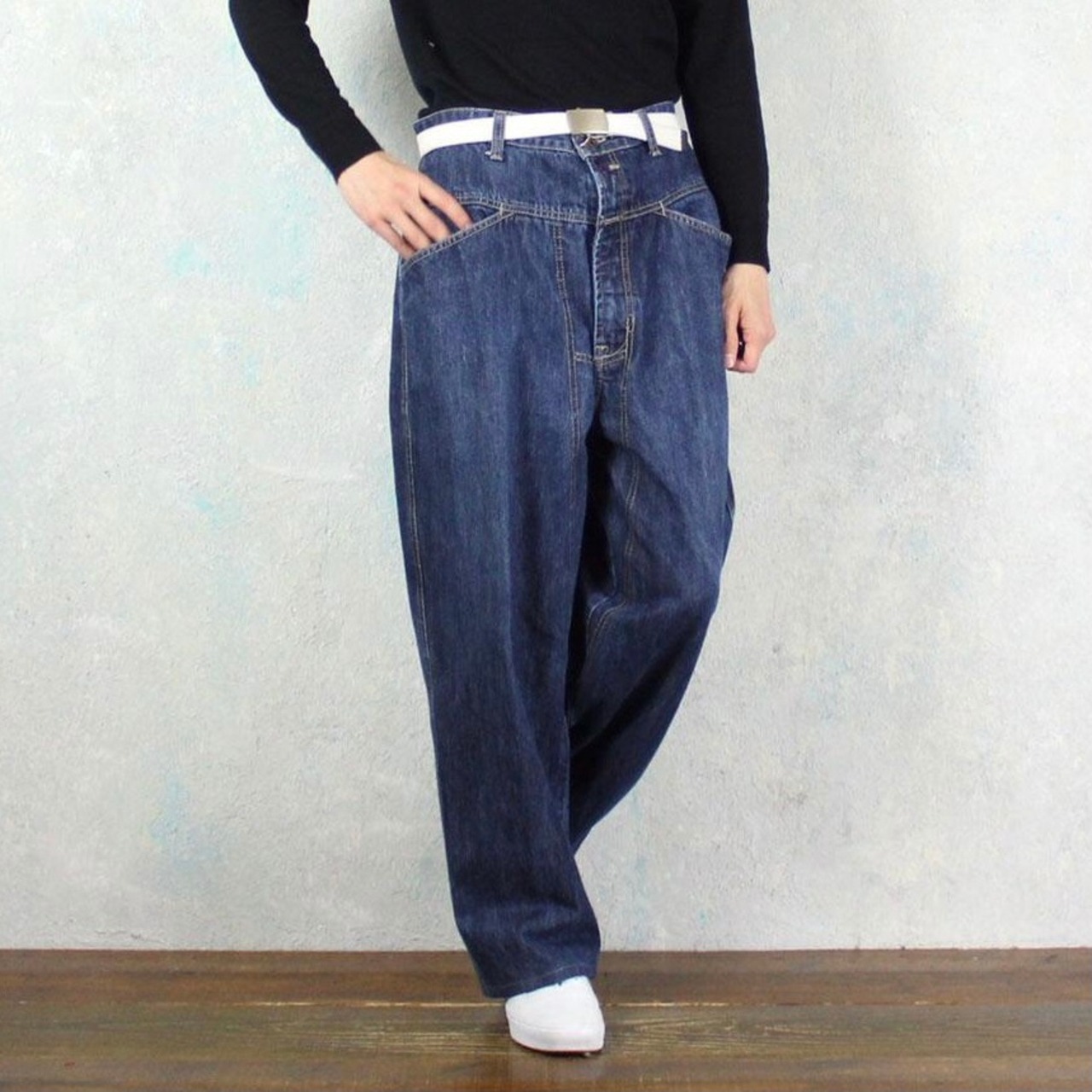 MARITHE FRANCOIS GIRBAUD ワイドデニムパンツ【FF-3430】 | cv