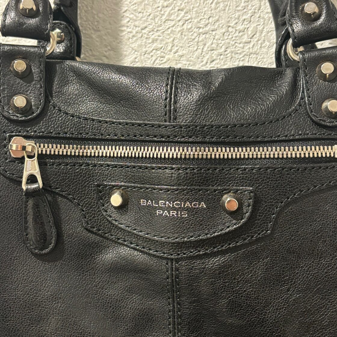 BALENCIAGA バレンシアガ レザーバッグ ボストンバッグ 272473・1000 