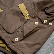 design padding jacket brown