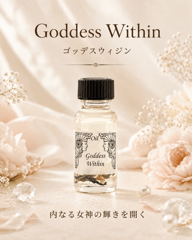 【内なる女神を引き出し美と自信を高める】メモリーオイル - ゴッデスウィジン   (内面の女神)　★製作休止オイル