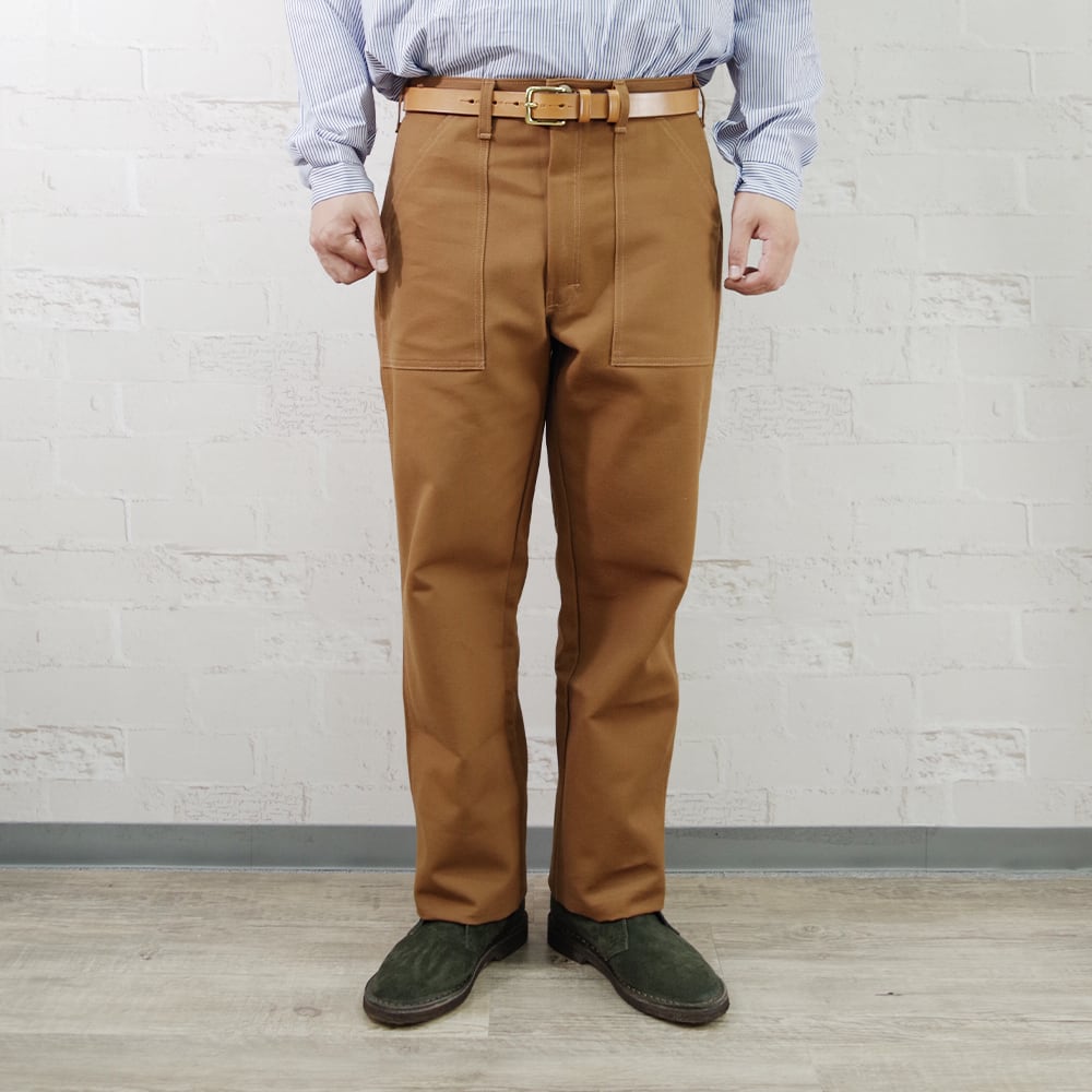 【GUNG HO(ガンホー】FATIGUE PANTS BROWN DUCKファティーグパンツブラウンダック(ベイカーパンツ) | USA SAY  powered by BASE