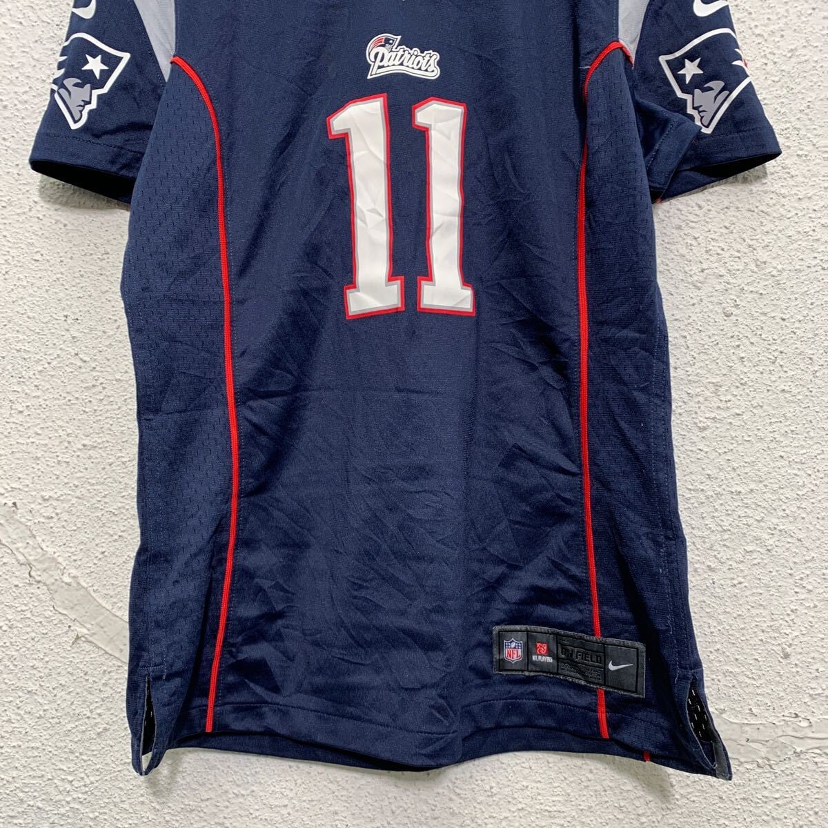 NIKE MLB シカゴ・カブス Vネック 半袖 ゲームシャツ 刺繍ロゴ XXL