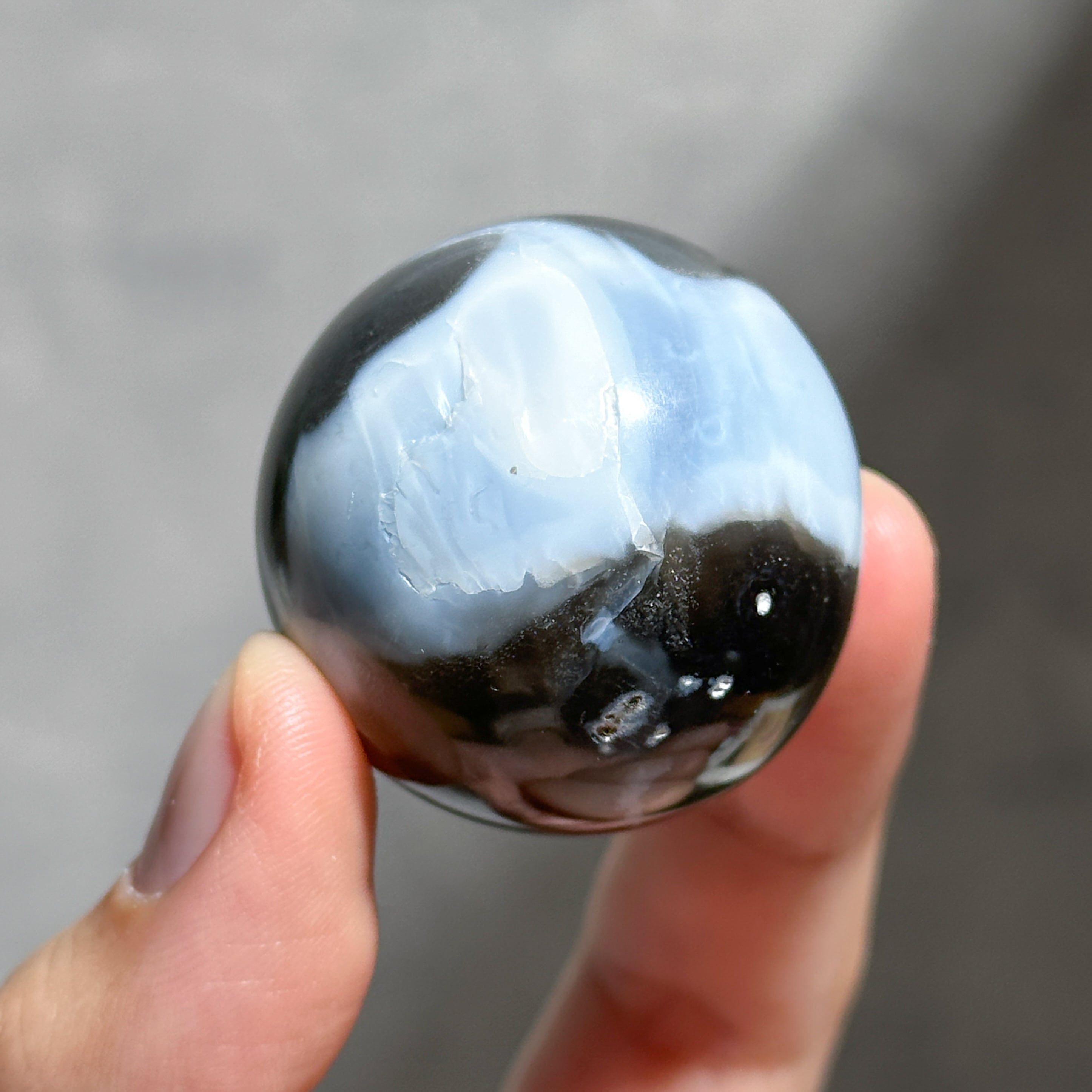 ブルーオパール スフィア14◇ Blue Opal ◇ 天然石・鉱物