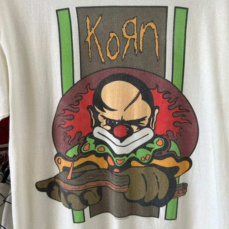 90s KORN バンドTシャツ ピエロ プリント L 古着 古着屋 埼玉