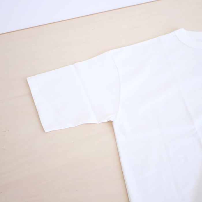 トラバイユマニュアル ミディ天竺 ビッグ Tシャツ 半袖 ブルー 220411E TRAVAIL MANUEL（トラバイユマニュアル） ミディ天竺ビッグスリットT