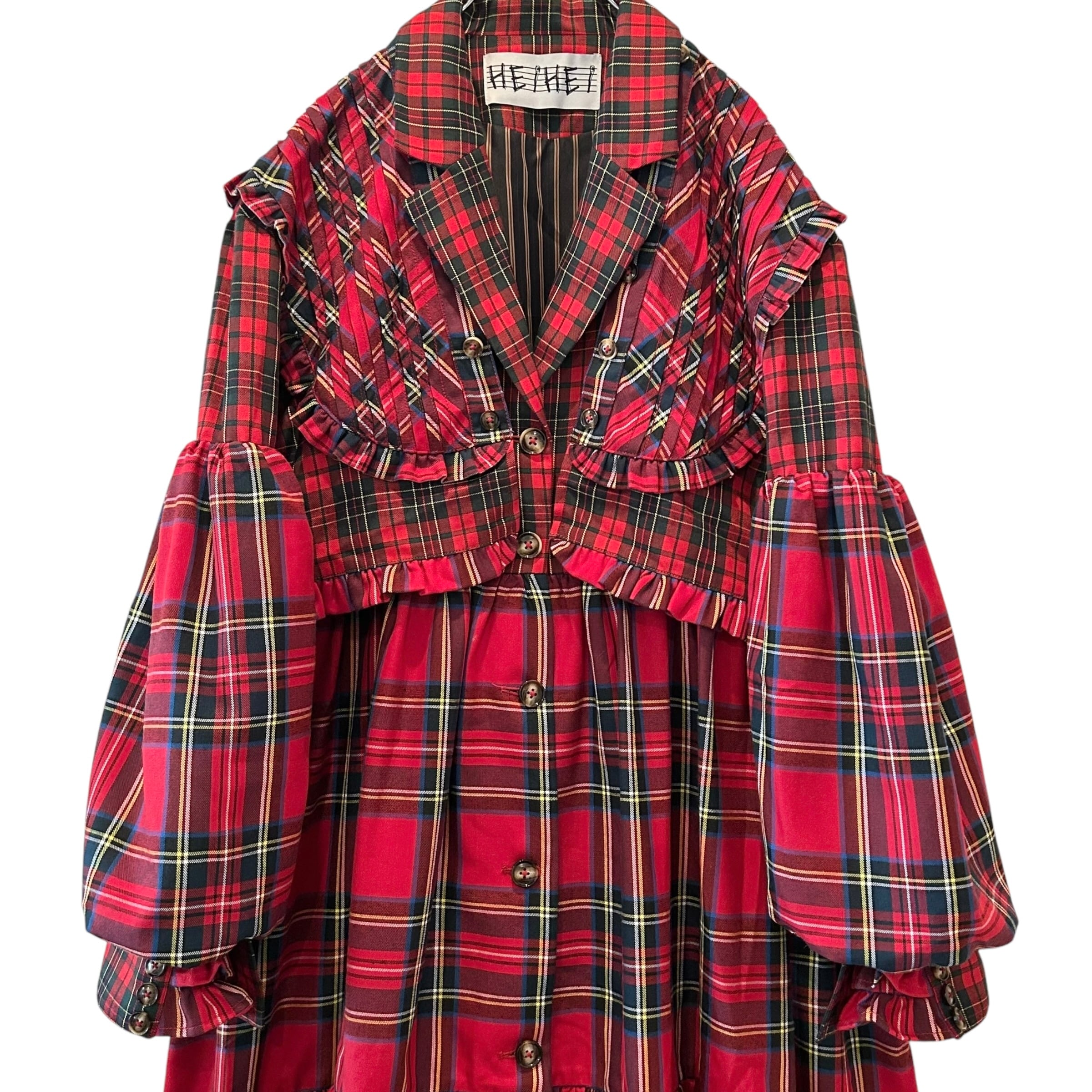 ヨークドッキングスーツワンピース　RED