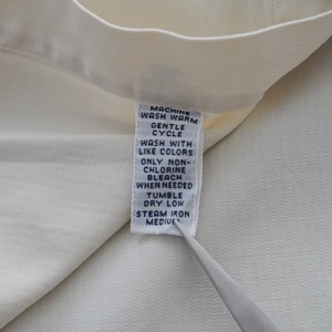 90s Ralph Lauren SILK COTTON shirt BLAKE Ivory [L] 古着