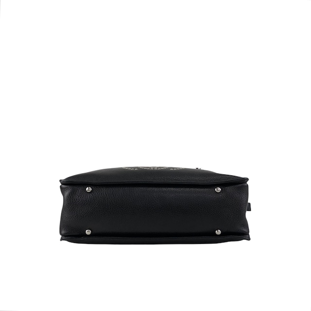 LOEWE ロエベ ハンドバッグ ブラック アナグラム スタッズ レザー ミニボストン vintage ヴィンテージ オールド ebimhj