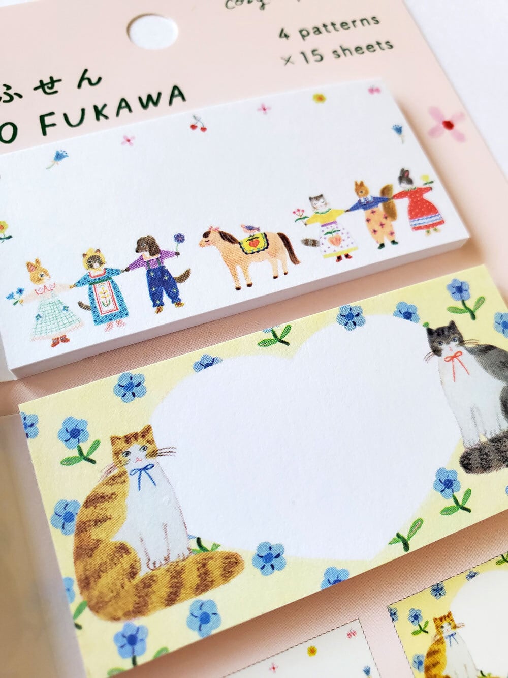 Aiko Fukawa布川愛子 一筆ふせん ミニ付箋セット Jardin・Happiness