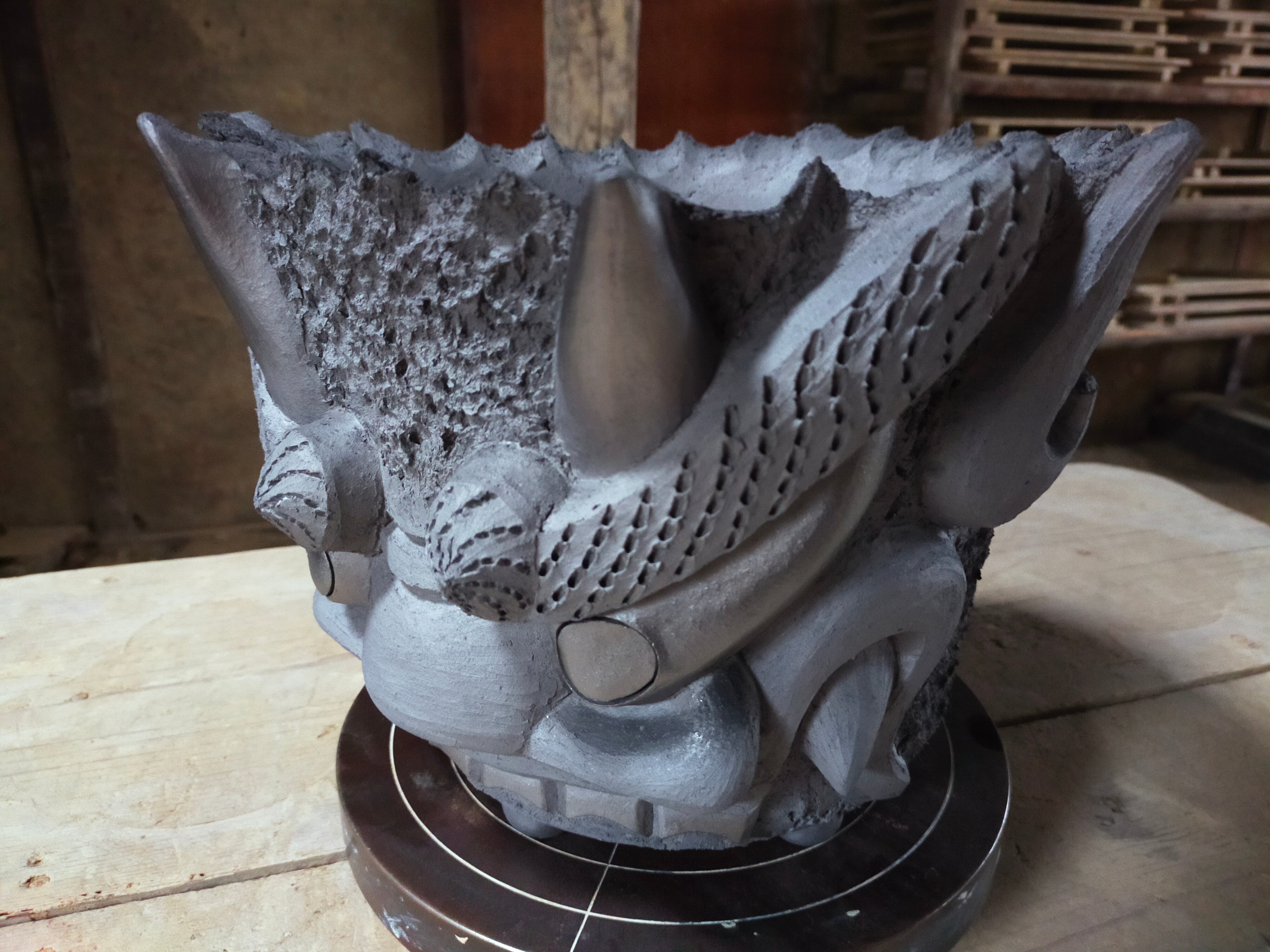 鬼瓦植木鉢【S-8】100 | onifuku_onlinestore