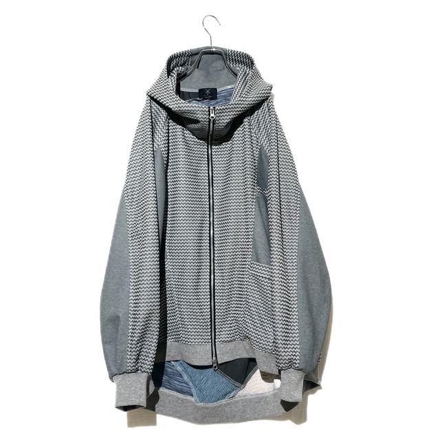 Dolman-Hoodie PW (grey/mesh)