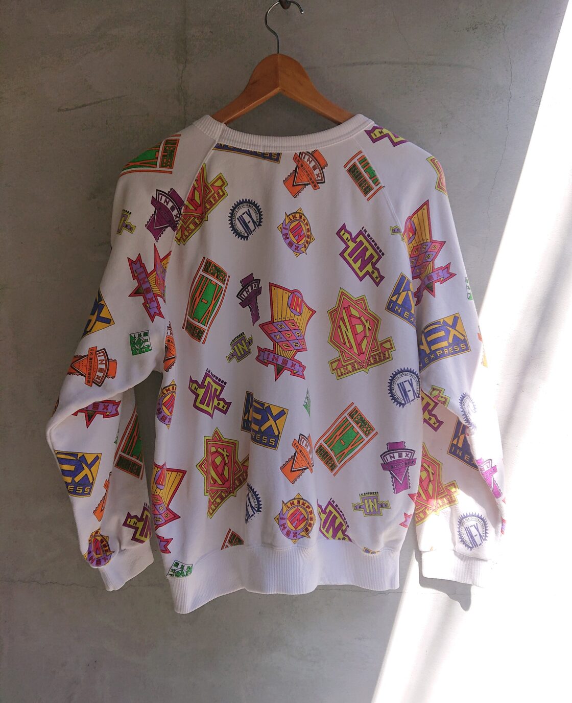 1980s I.N.EXPRESS BY NOBUO IKEDA PRINT SWEAT SHIRTS | Pay ID