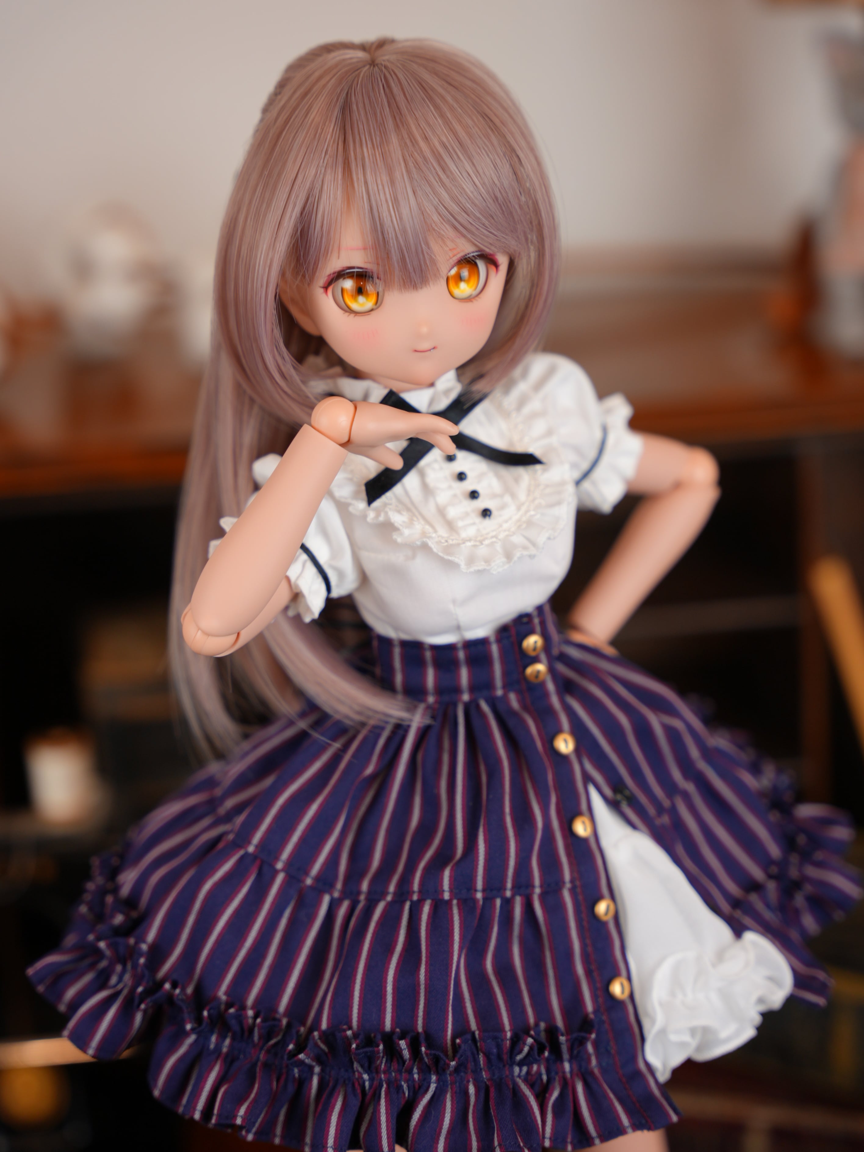 MDD対応OF【はじめてのおしゃまセット（ブラックリボン）】 MDD Outfit
