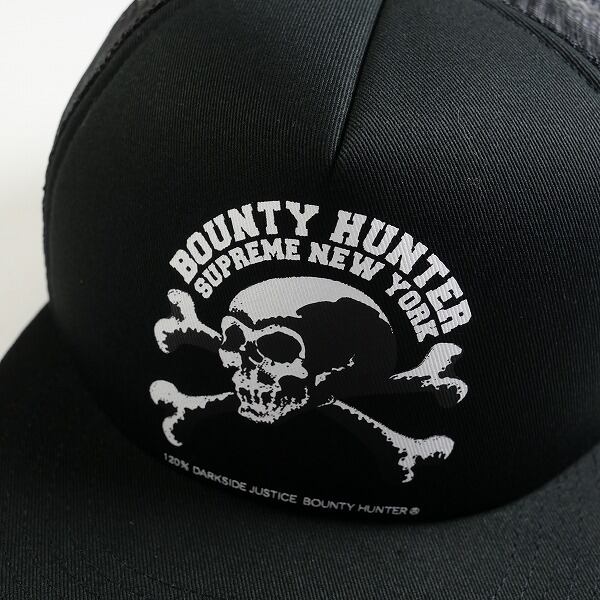 Supreme Bounty Hunter Mesh 5-Panel cap 黒 23AW ×BOUNTY HUNTER