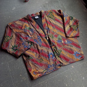 バティック染め 半纏風ジャケット used [104034]