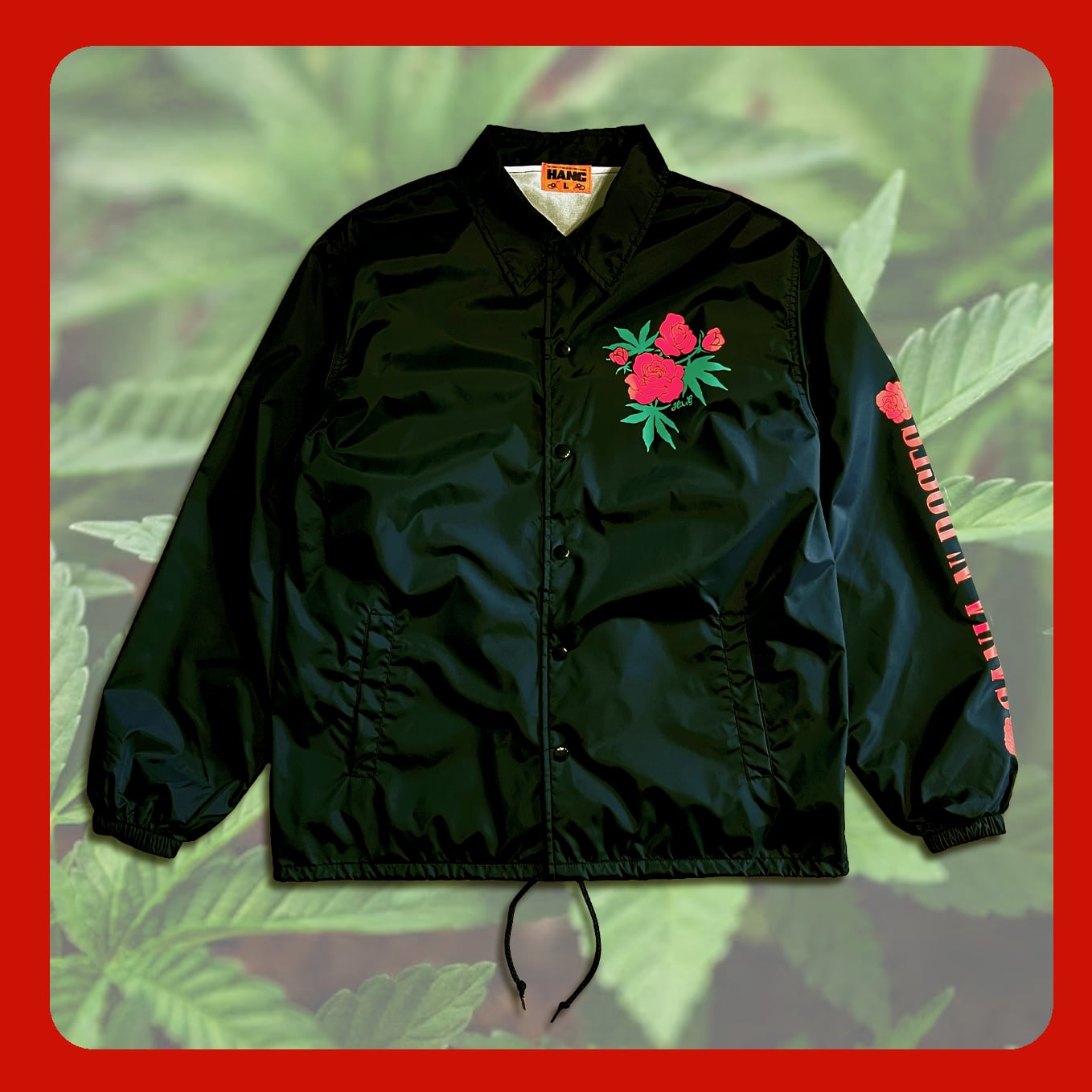 【HANG】GANJA N’ ROSES Coach jacket