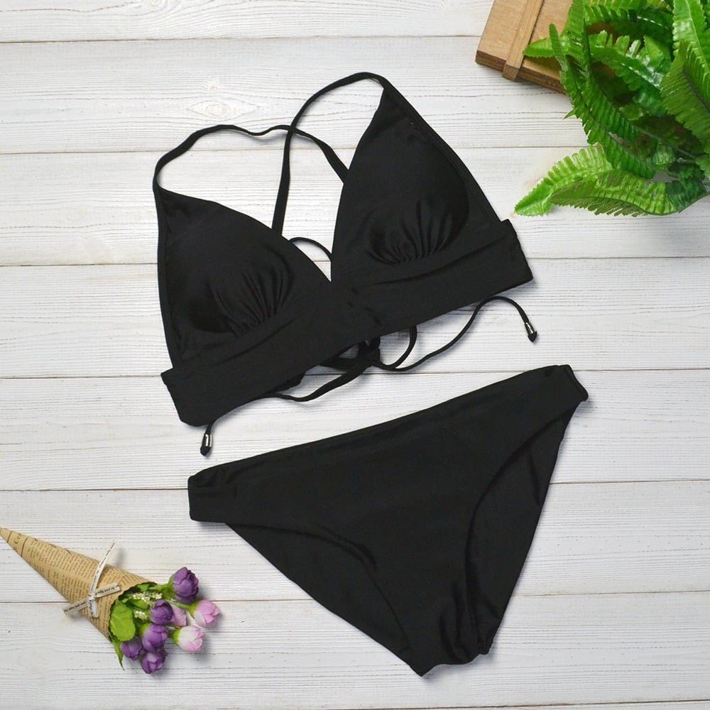 即納】バッククロス トライアングル ビキニ import | ＆SEA GIRL