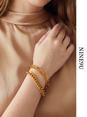 bracelet gorgeous chain 3set【NINE-S5615】