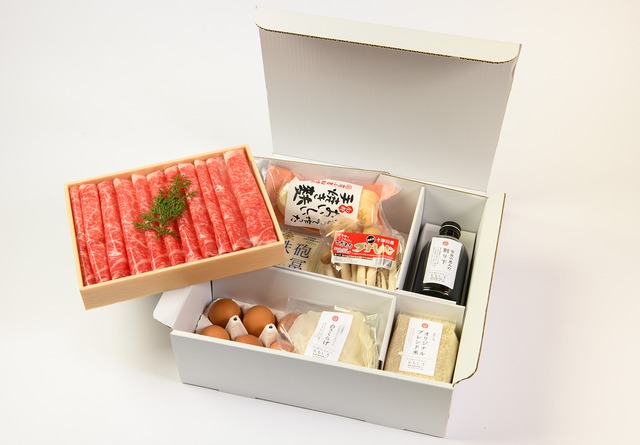 ＜土用の丑の日＞土用卵４個増量！大和牛と奈良がつまった上すき焼きセット／お肉400g