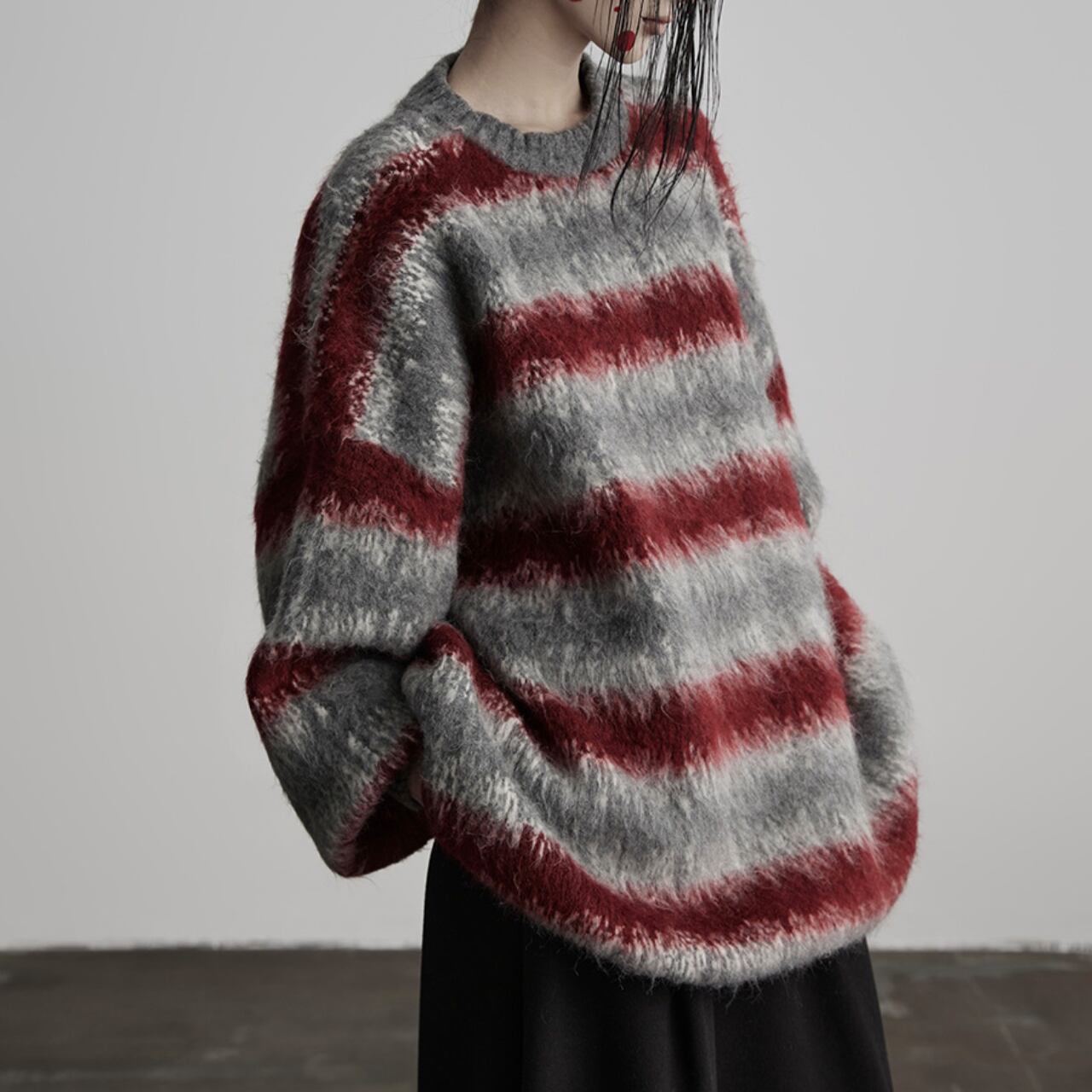 Striped pullover knit S1719