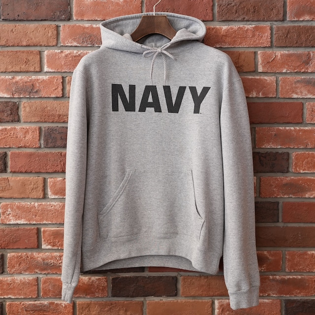 US NAVY "プルーオーバーパーカー" -GRAY- SIZE M (USED)