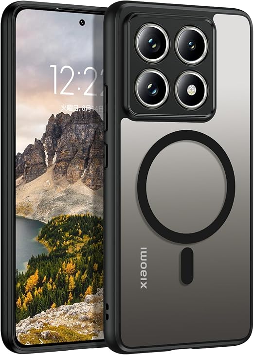 DUEDUE Xiaomi 14T Proケース MagSafe対応 マグネット搭載 ブラック