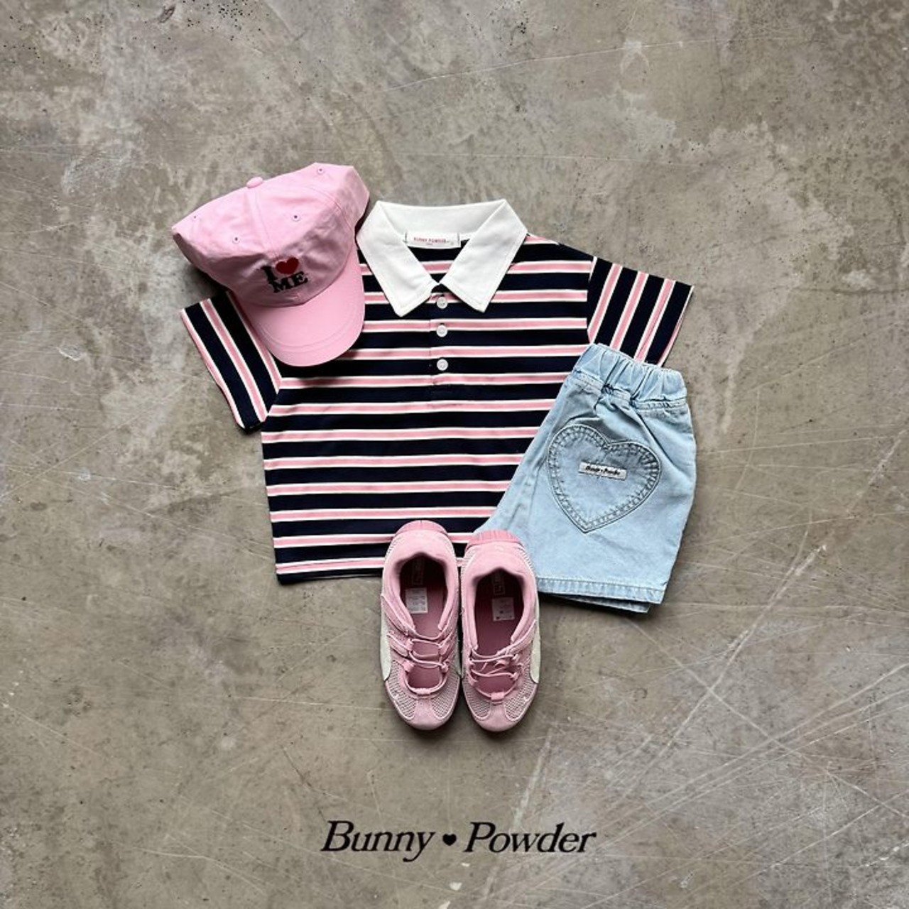 [Bunny Powder] Feature) Summer Polo Shirt (2XL/3XL/4XL) / [버니파우더] 기획)썸머카라티 (2XL/3XL/4XL)
