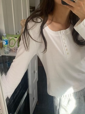 [LITER] youah button tee (即納)