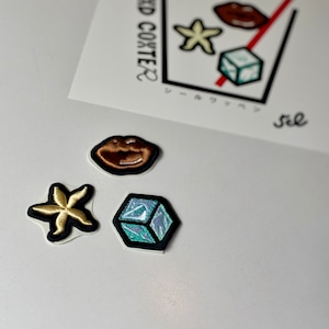 5eL × ROUND COUNTER｜シールワッペン＆イラストカード SET