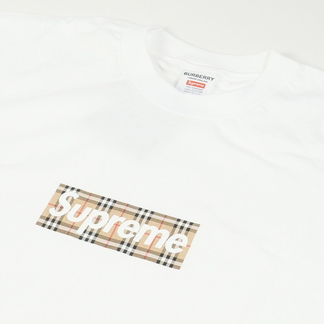 Size【XL】 SUPREME シュプリーム ×Burberry 22SS Box Logo Tee BOX 