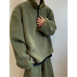 アーミーグリーンボアトップス（別売りでセットアップのパンツあり）　1045