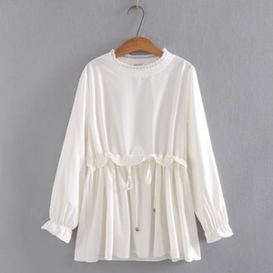 トップス デート シャツ ブラウス カットソー 袖あり 長袖 かわいい 大人可愛い きれいめ シンプル カジュアル 大人 上品 おしゃれ お洒落 主役級 存在感 春 秋 10代 20代 30代 レディース 女性用 OL 学生 デート お出かけ 公園デビュー 女子会 休日 イベント 旅行 着回し 普段使い ファッション コーデ 楽ちん モテ トレンド 流行 インスタ映え XL 2XL 3XL 4XL 大きいサイズ 大きい 大きめ ビッグサイズ ゆったり ゆる 白 ホワイト 黒 ブラック